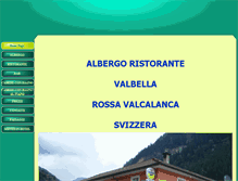 Tablet Screenshot of albergovalbella.eu